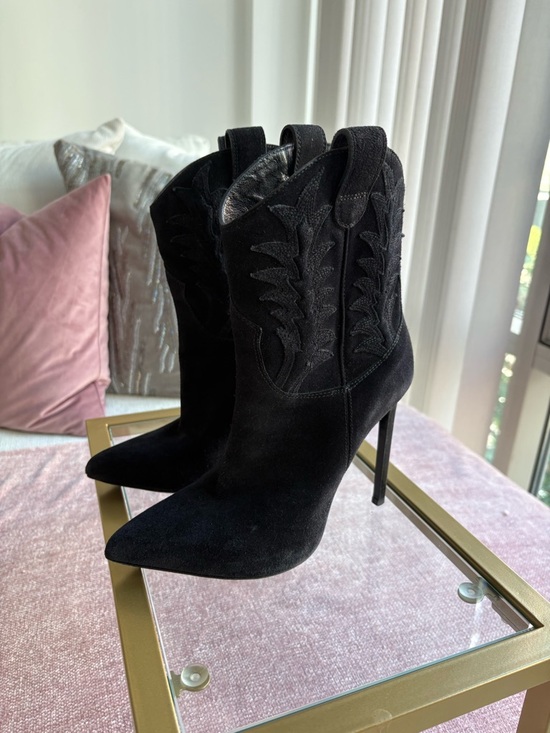 Saint Laurent Shoes - Saint Laurent Paris Western Booties
